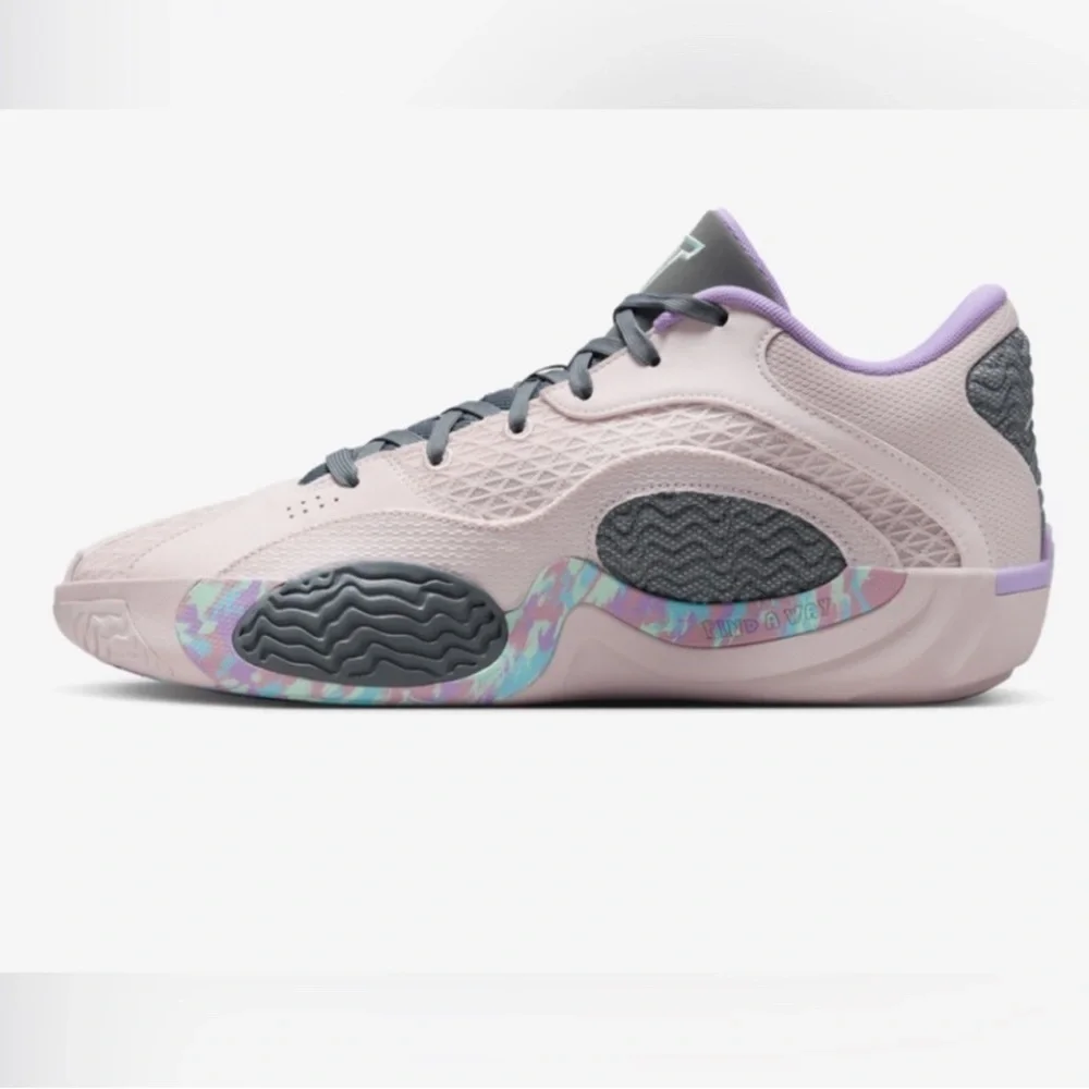 Jordan Athletic Shoes Pink and Purple Streamlined  Jordan Tatum 2 purple/pink